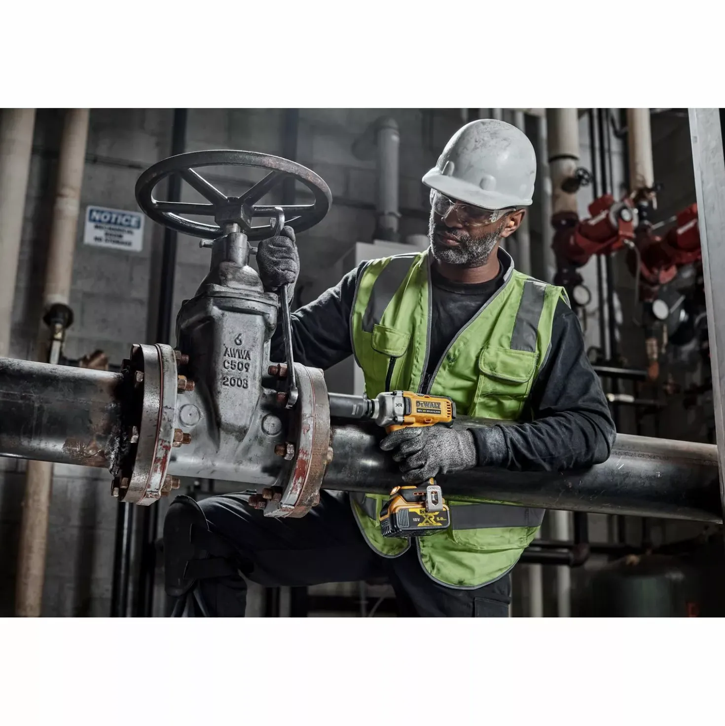 DeWALT DCF891P2T-QW 18V Li-ion XR accu slagmoersleutel set (2x 5.0Ah) in TSTAK - 1152Nm - 1/2"