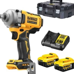 DeWALT DCF892P2T-QW 18V Li-ion XR accu slagmoersleutel set (2x 5.0Ah) in TSTAK - 1/2'' - koolborstelloos