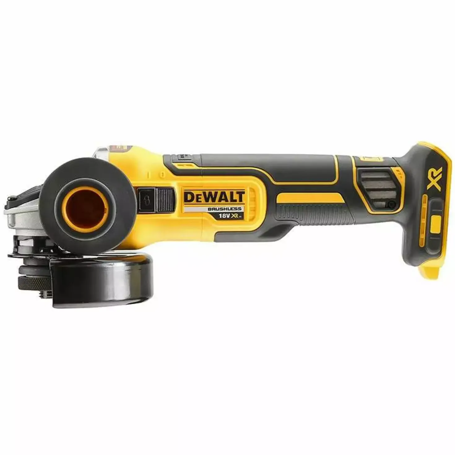 DeWALT DCG405N 18V Li-ion XR accu haakse slijper body - 125mm - koolborstelloos