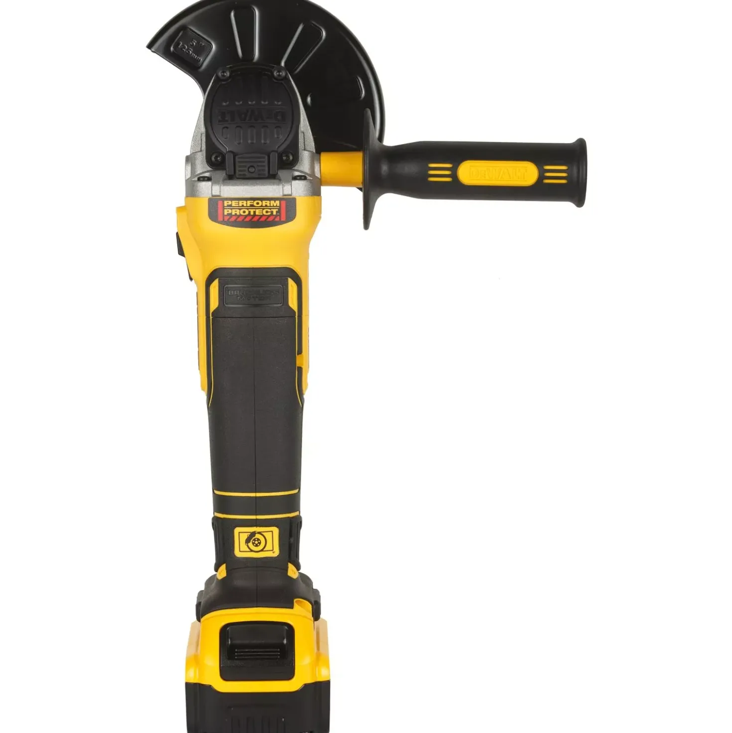 DeWALT DCG405P2-QW 18V Li-ion XR accu haakse slijper set (2x 5.0Ah) in TSTAK - 125mm - koolborstelloos