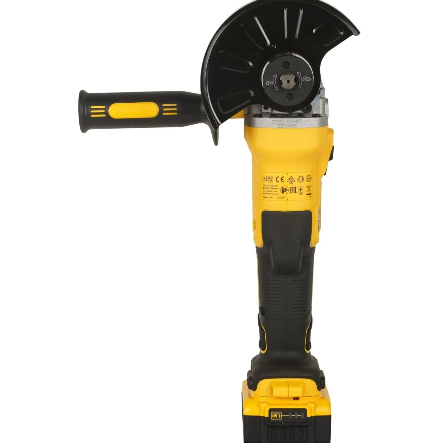 DeWALT DCG405P3 18V Li-ion XR accu haakse slijper set (3x 5.0Ah) in TSTAK - 125mm - koolborstelloos