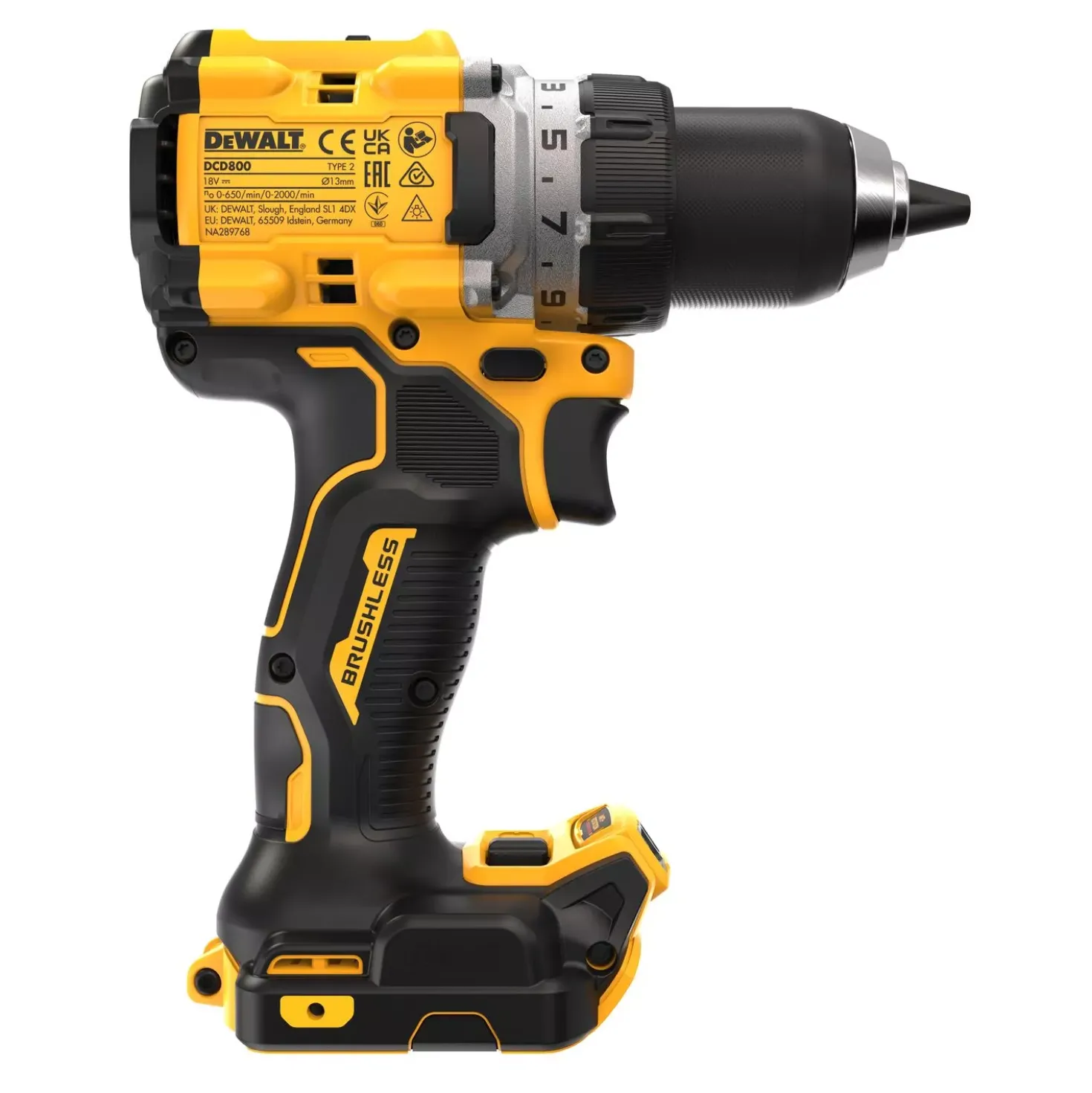 DeWALT DCK2051H2T-QW 18V Li-ion accu klopboormachine (DCD800N) & accu slagschroevendraaier (DCF850N) combiset (2x 5.0Ah accu) in TSTAK