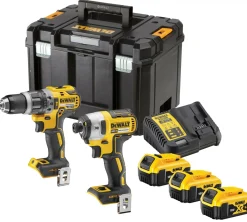 DeWALT DCK266P3T-QW 18V Li-ion XR Accu klop-/schroefmachine (DCD796) & Accu slagschroevendraaier (DCF887) combiset (3x 5.0Ah) in TSTAK koffer