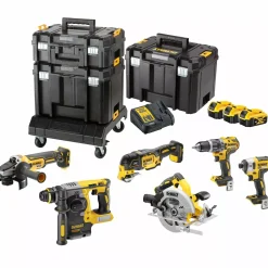 DeWALT DCK685P3T-QW 18V Li-ion XR accu 6-delige combiset (3x 5.0Ah) in TSTAK (incl. trolley) - koolborstelloos