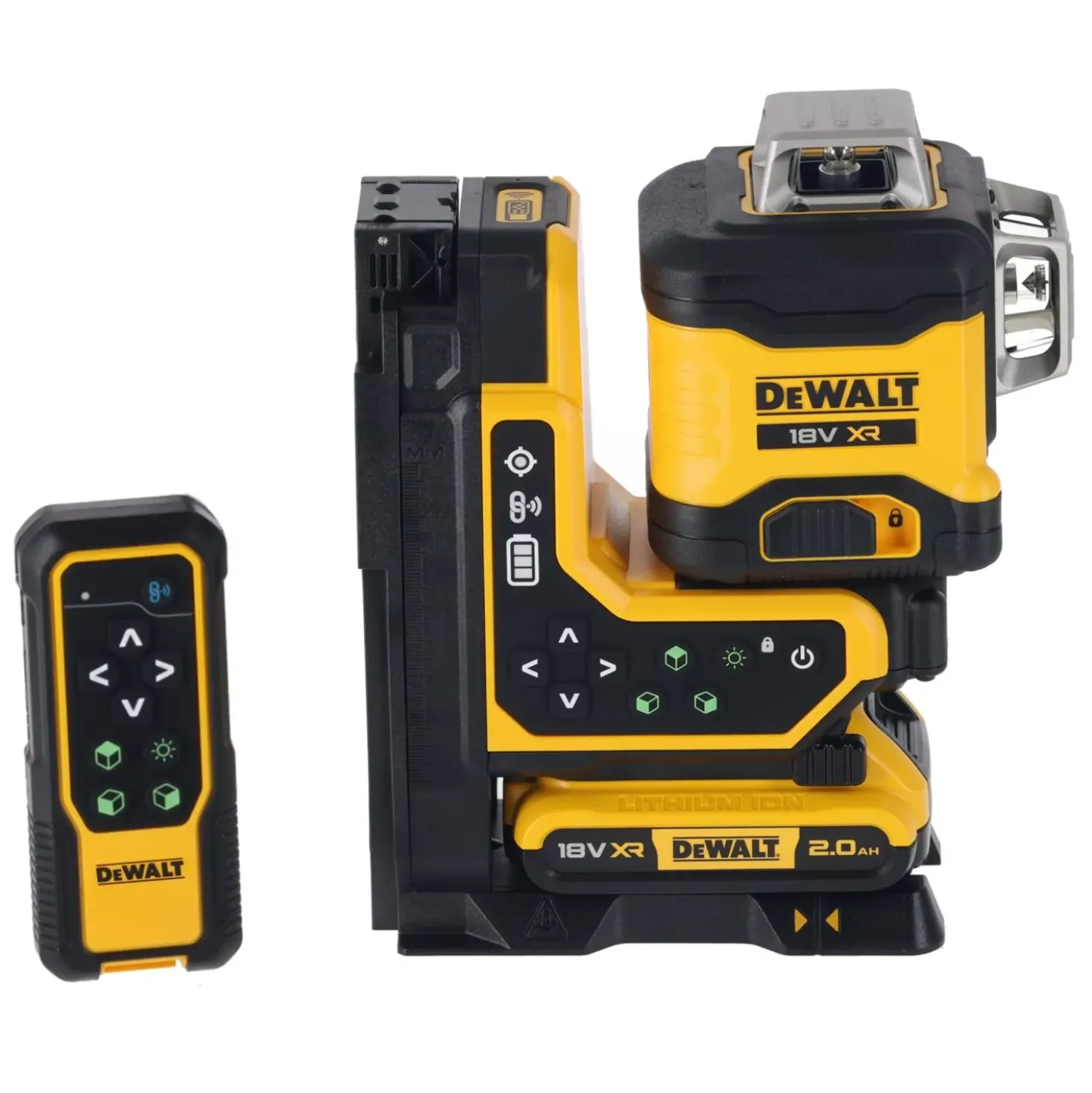 DeWALT DCLE34035D1-QW Kruislijnlaser in koffer - groen - 3 lijnen - 80m - IP54