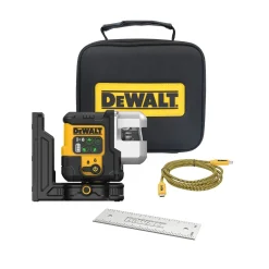 DeWALT DCLE14301GB-XJ Kruislijnlaser in tas - 3x 180° - groen - 30m - IP65
