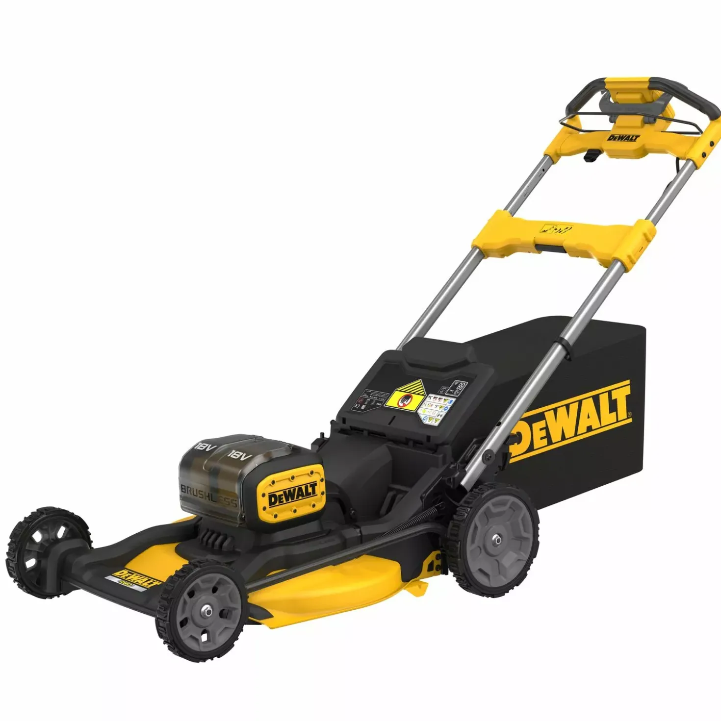 DeWALT DCMWSP156W2 18V XR Li-Ion Accu Grasmaaier set (2x 8.0Ah Accu) - Koolborstelloos - 53cm