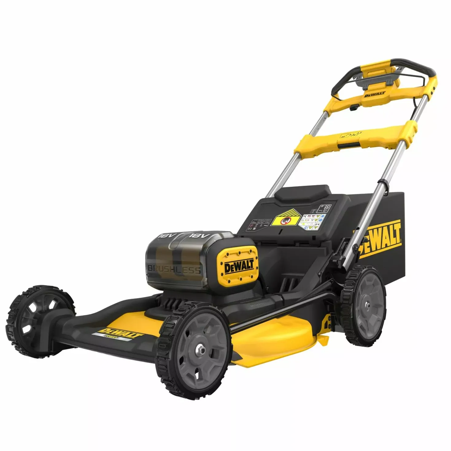 DeWALT DCMWSP156W2 18V XR Li-Ion Accu Grasmaaier set (2x 8.0Ah Accu) - Koolborstelloos - 53cm