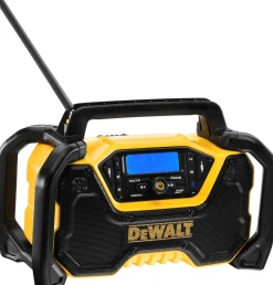 DeWALT DCR029-QW 18V Li-ion XR accu DAB+ Bouwradio met oplaadfunctie - werkt op netstroom & accu