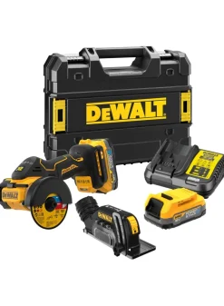 DeWALT DCS438E2T-QW 18V Li-ion XR accu compacte slijpmachine set (2x POWERSTACK accu) in TSTAK - 76mm - koolborstelloos