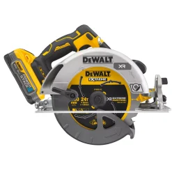 DeWALT DCS573H2T-QW 18V Li-ion XR accu cirkelzaag set (2x POWERSTACK 5.0Ah) in TSTAK - 190mm