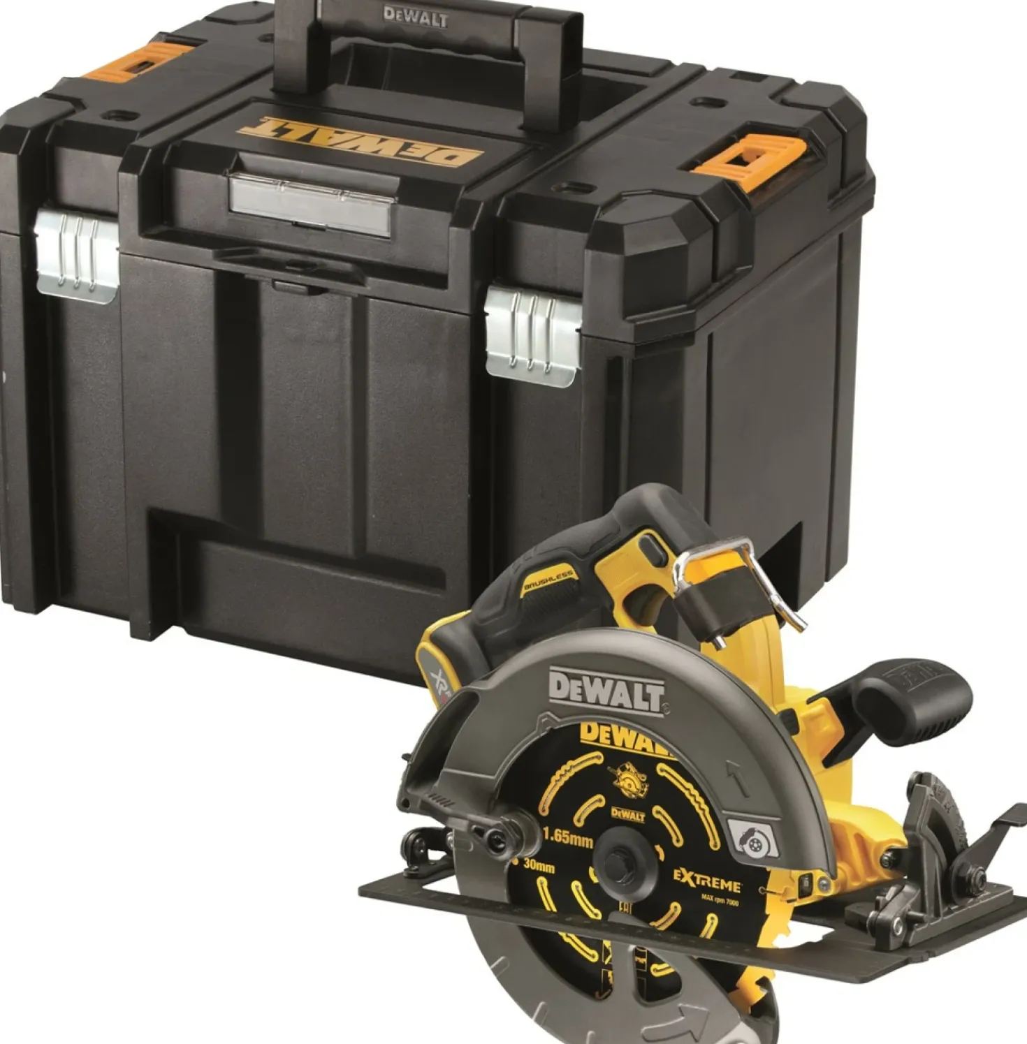 DeWALT DCS578NT-XJ 54V Li-ion XR FlexVolt accu cirkelzaag body in TSTAK - 190mm