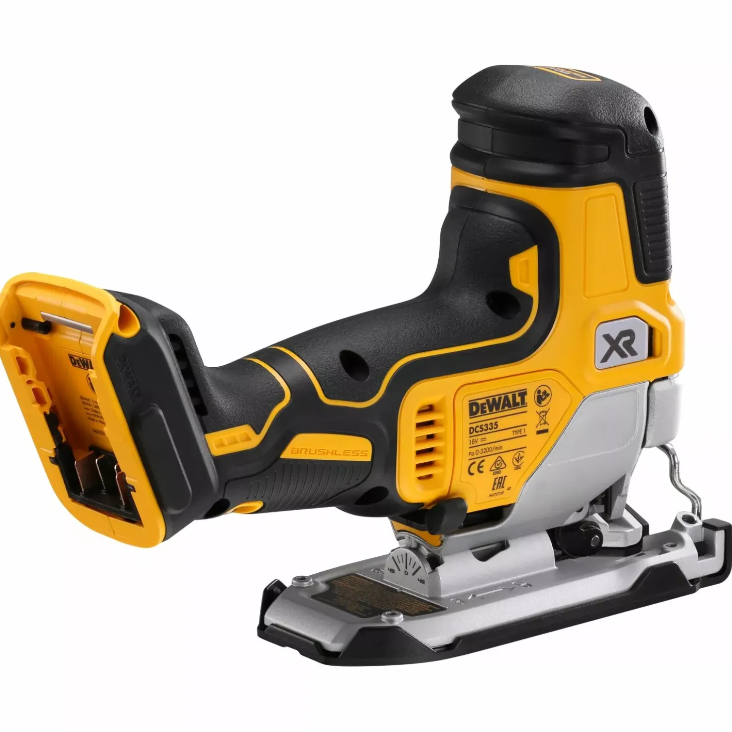 DeWALT DCS335N-XJ 18V Li-ion XR accu decoupeerzaag body - koolborstelloos
