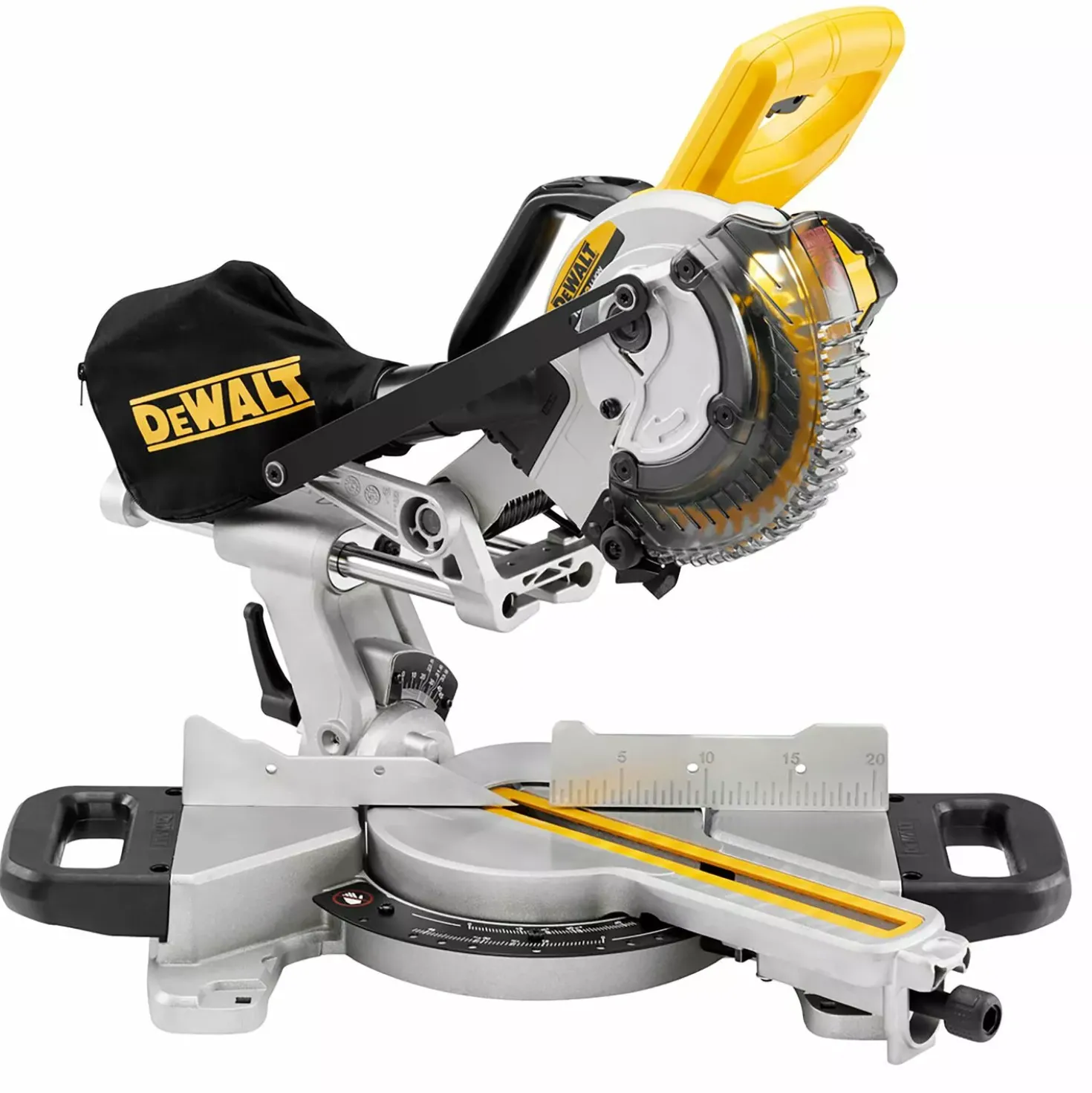 DeWALT DCS365P2 18V Li-Ion accu Afkortzaag set (2x 5,0Ah accu) - 184 x 16mm