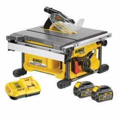 DeWALT DCS7485T2-QW 54V Li-ion XR FlexVolt accu Tafelzaag set (2x 6.0Ah) - 210 x 30mm - koolborstelloos