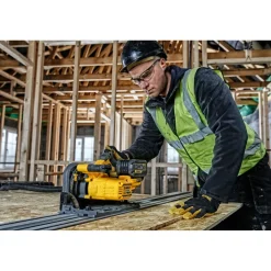 DeWALT DCS520T2R-QW 54V Li-ion XR FlexVolt accu invalzaag incl. geleiderail set (2x 6.0Ah) in TSTAK - snelwissel - koolborstelloos