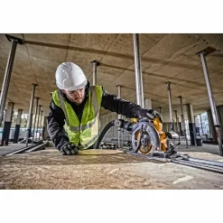 DeWALT DCS579X2-QW 54V Li-ion XR FlexVolt accu cirkelzaag set (2x 9.0Ah) in TSTAK - 190mm - langsgeleider - koolborstelloos