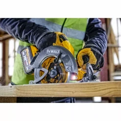 DeWALT DCS578X2-QW 54V Li-ion XR FlexVolt accu cirkelzaag set (2x 9.0Ah) in TSTAK - 190mm