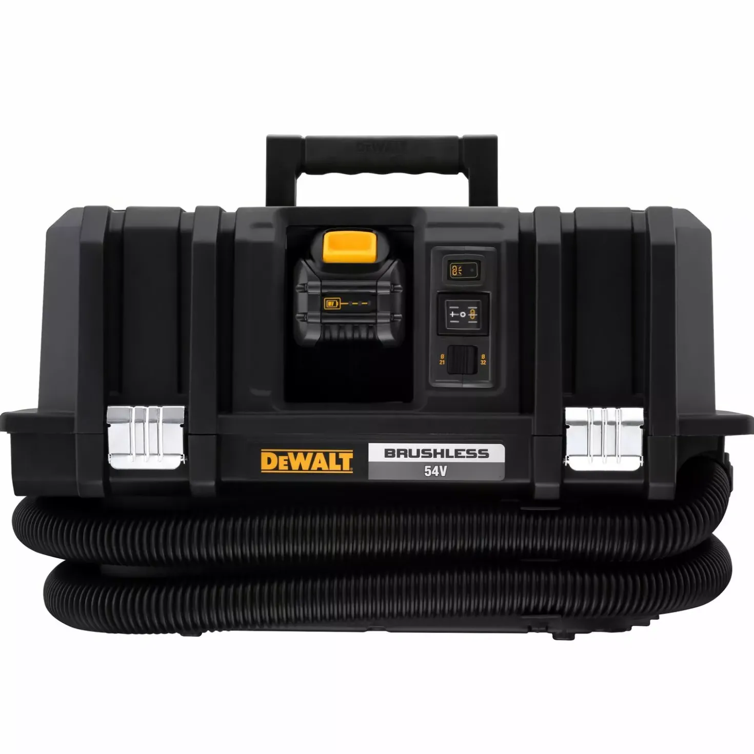 DeWALT DCV586MT2-QW 54V Li-ion XR FlexVolt accu bouwstofzuiger set (2x 6.0Ah) - Nat/Droog - 2000W - M-Klasse - 11L - Koolborstelloos