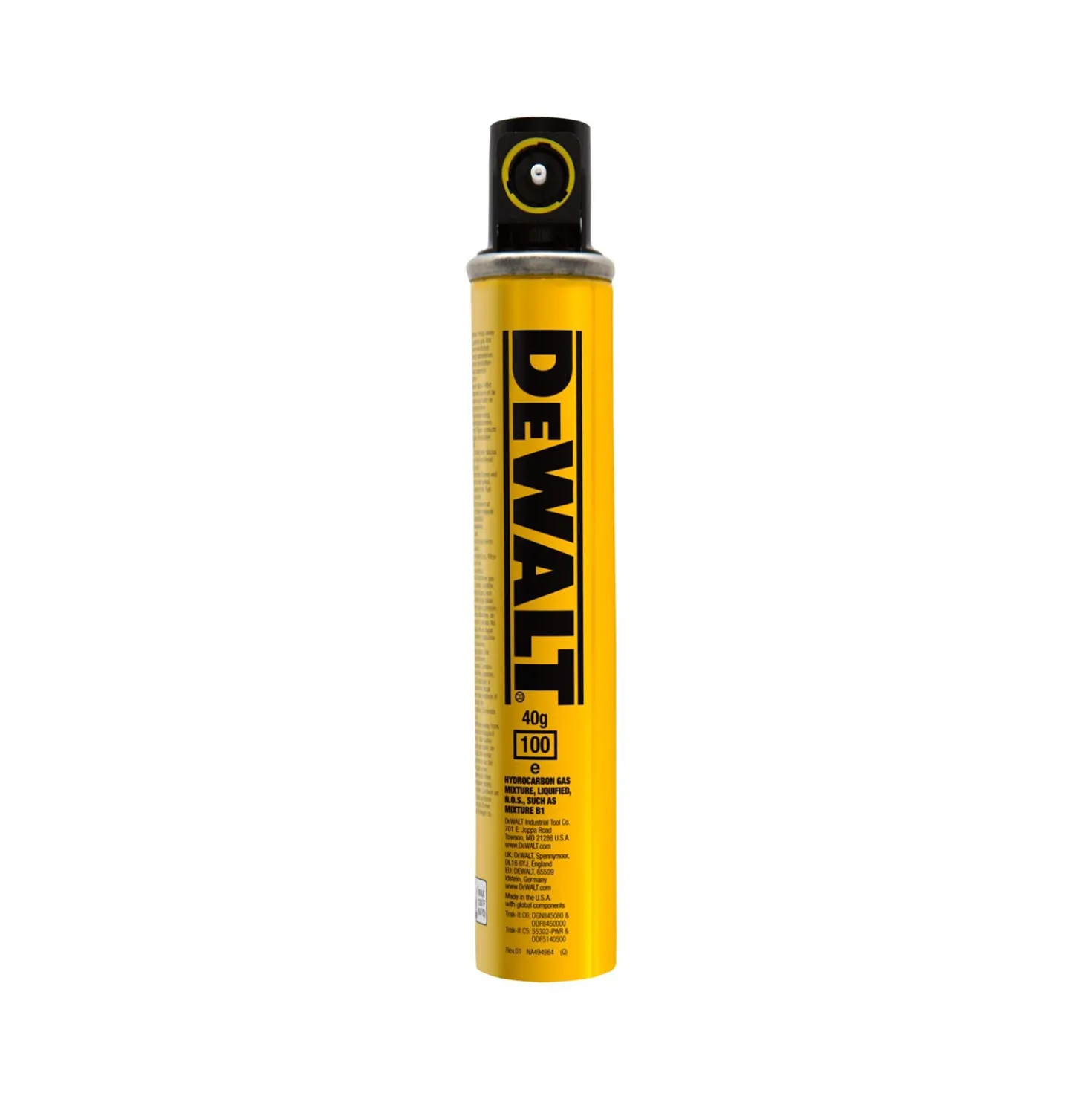 DeWALT DDF8450000 C6 TRAK-IT Gasfles