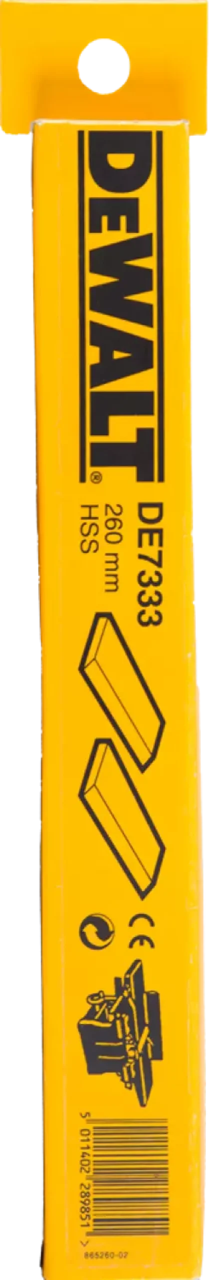 DeWALT DE7333-XJ HSS schaafbeitels voor D27300 & DW733S - 260mm (2st.)