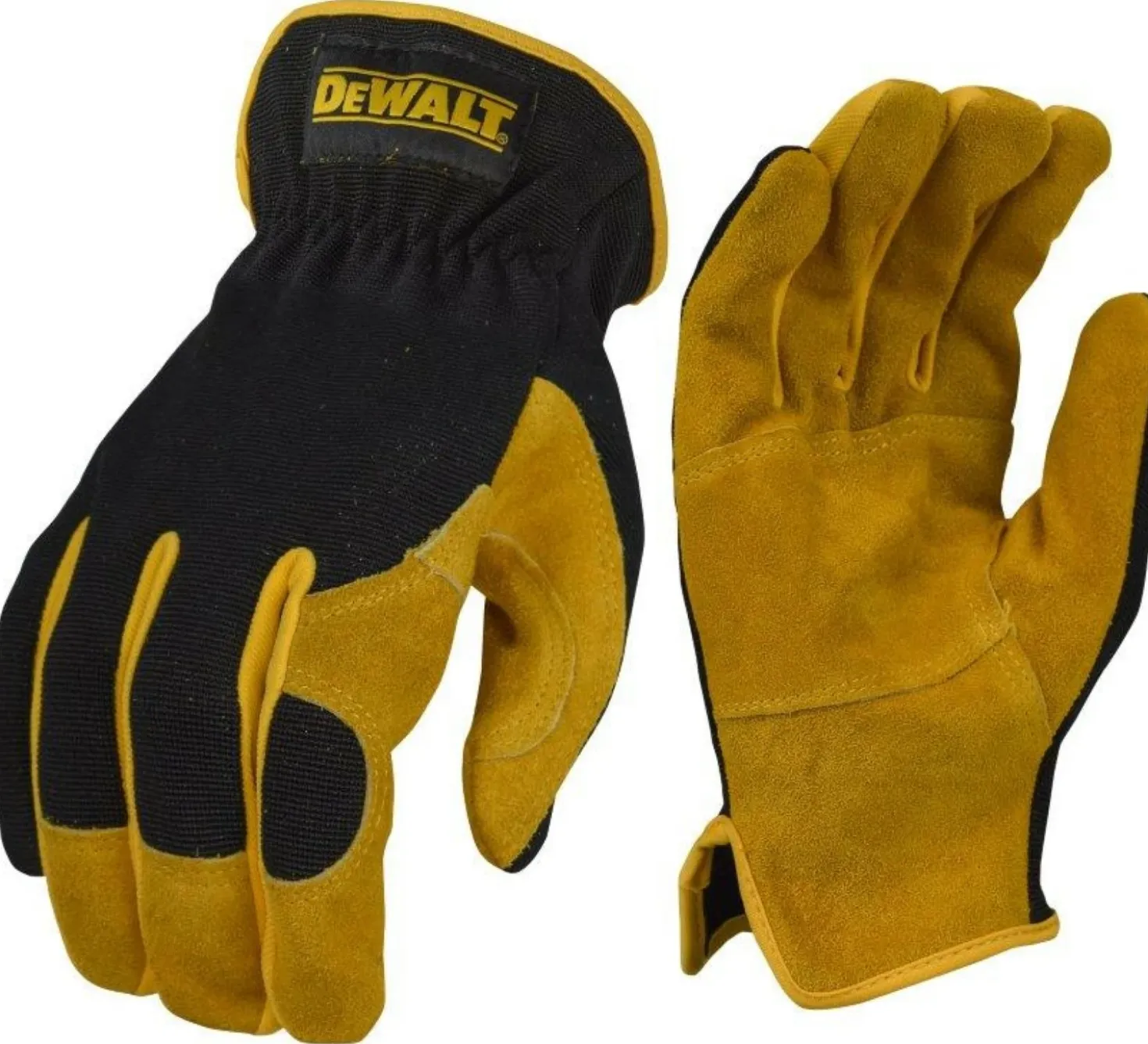 DeWALT DPG216LEU Hybrid Werkhandschoen - Leer - Maat L