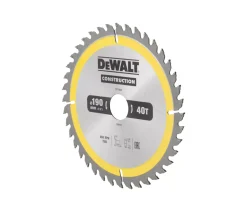 DeWALT DT1945 Cirkelzaagblad - 190 x 30 x 40T - Hout en Non-ferro metaal