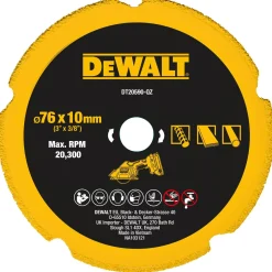 DeWALT DT20590 Diamantblad multimateriaal, Ø76x10mm