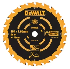 DeWALT DT10302 Extreme Cirkelzaagblad - 184 x 16 x 24T