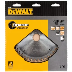 DeWALT DT4064 Extreme Cirkelzaagblad - 190 x 30 x 40T - Hout / Laminaat
