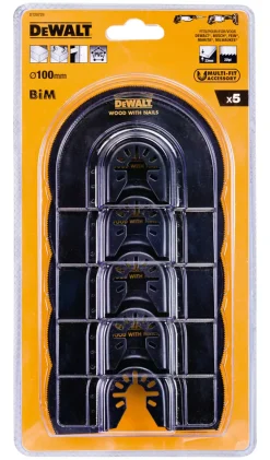 DeWALT DT20729-QZ BiM Segmentzaagblad - 102mm - 5st - gebogen