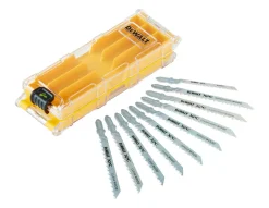 DeWALT DT2296-QZ 10 delig Decoupeerzaagblad set XPC in cassette - Hout / Kunststof / Laminaat