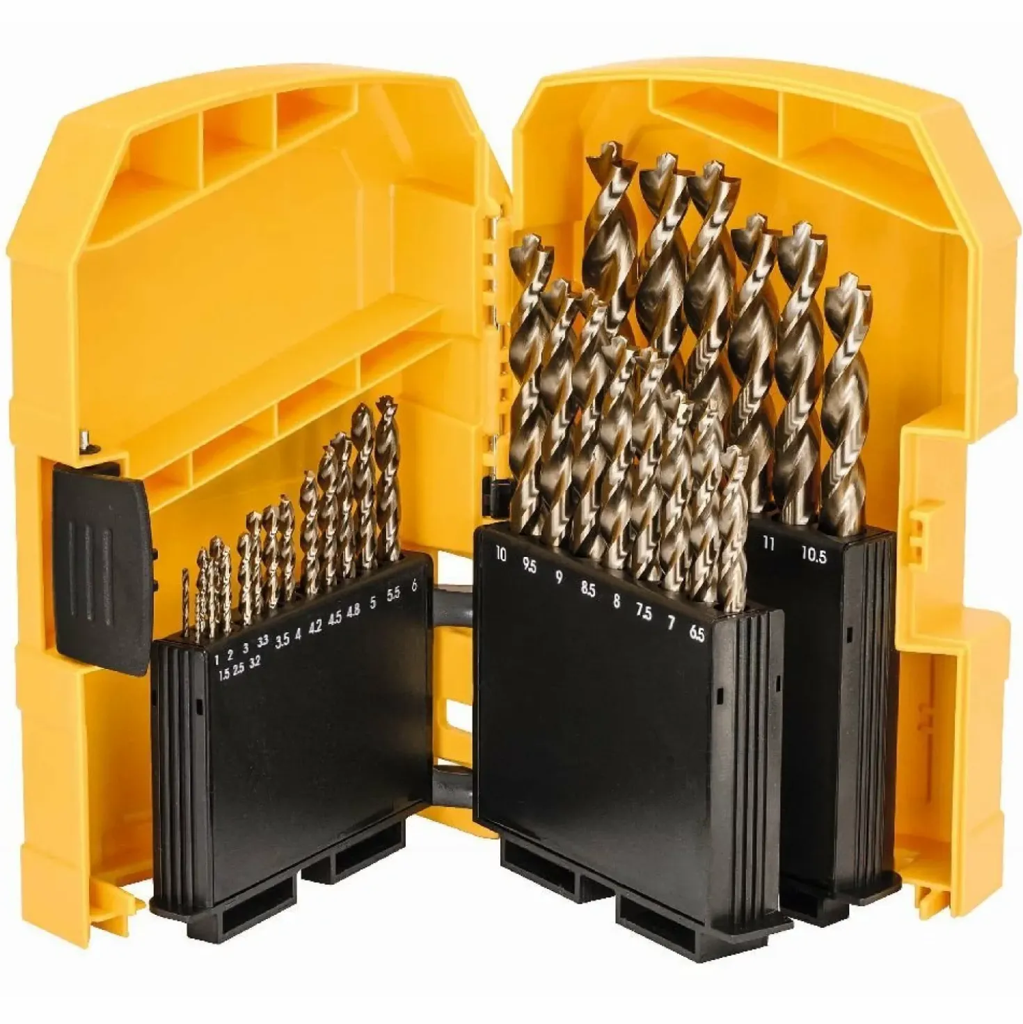 DeWALT DT4957-QZ 29 delige HSS-Co metaalboren set in cassette