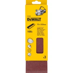 DeWALT DT3628 Schuurband - K100 - 75x533mm - 3st