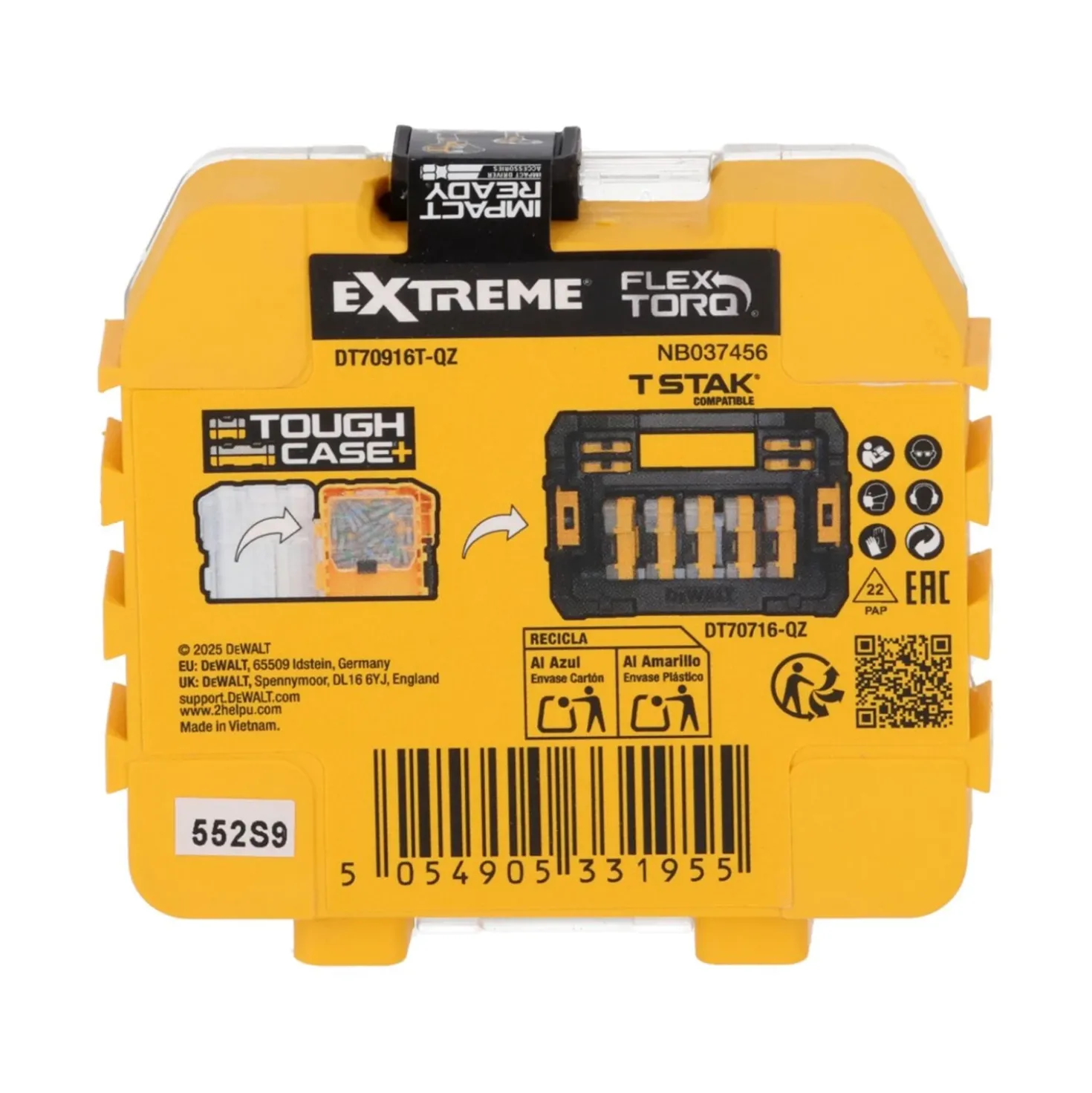 DeWALT DT70916T-QZ Flextorq schroefbits T25 - 15st