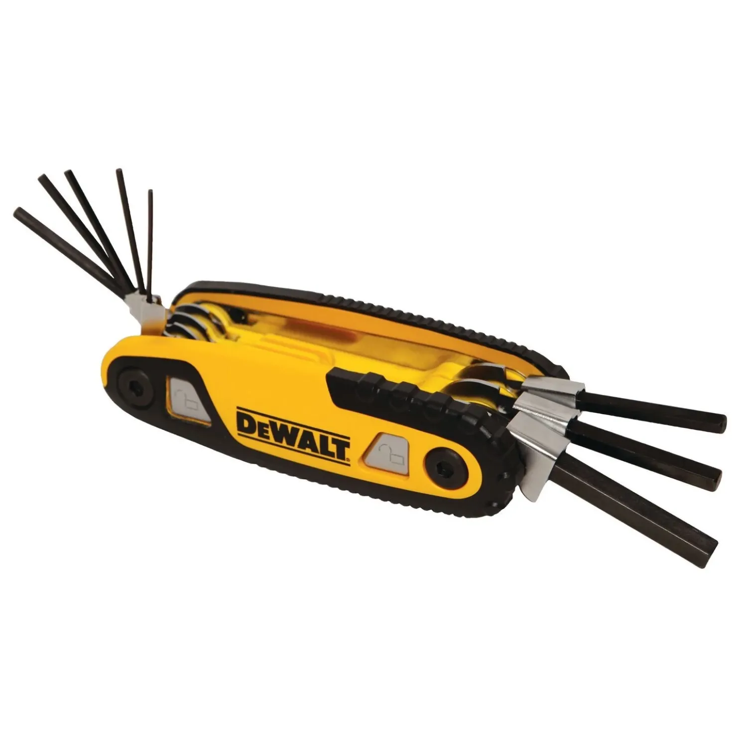 DeWALT DWHT0-70263 8-delige Inbussleutelset - Hex - 1,5-8mm - vouwbaar