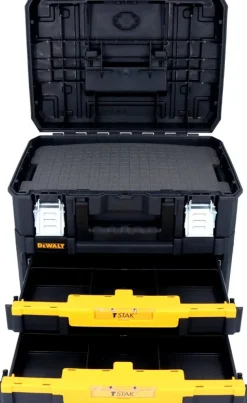 DeWALT DWST83395-1 TSTAK-Box II combokit gereedschapskoffer met twee ondiepe lades