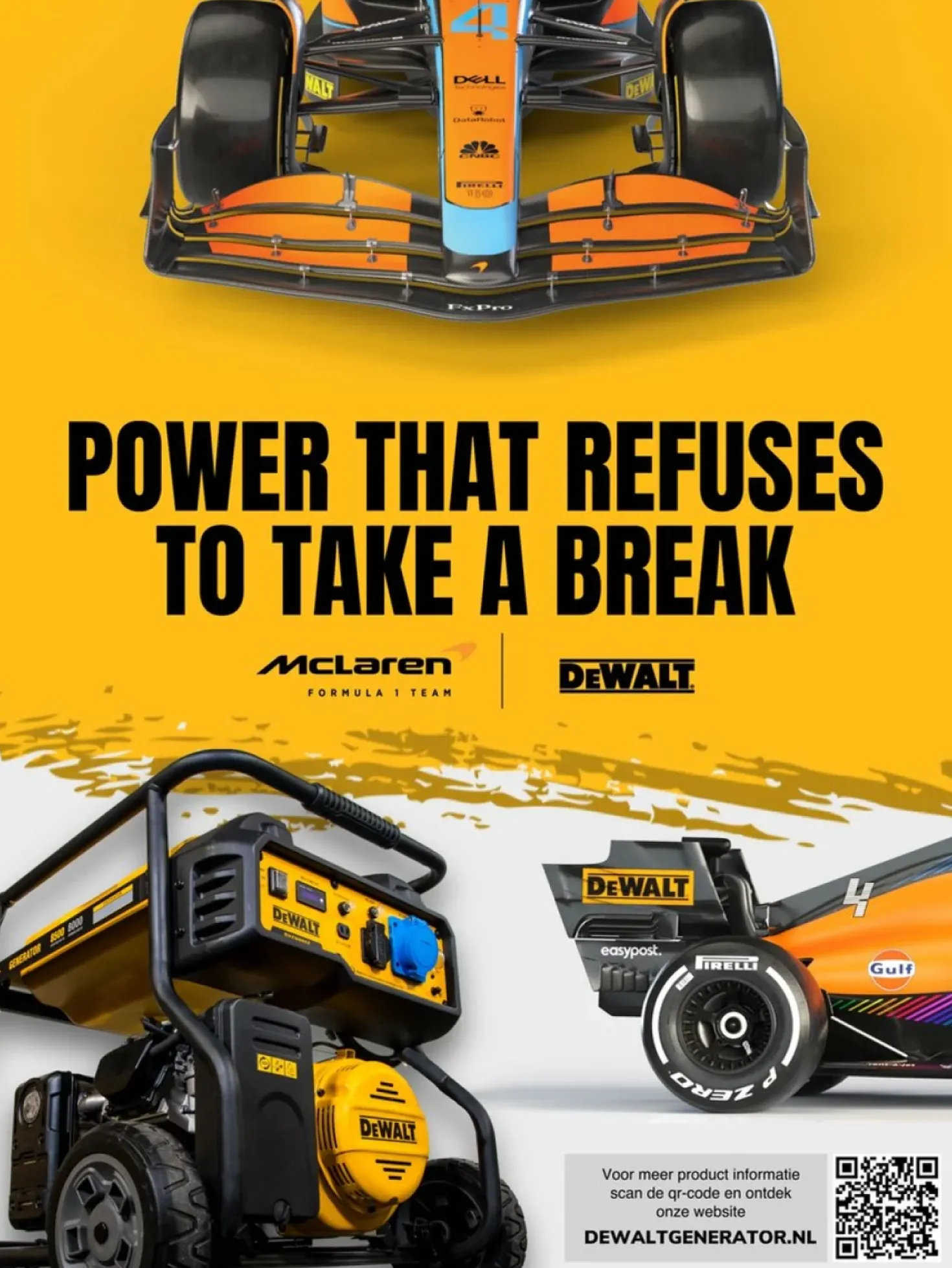 DeWALT DXGNP85E Benzine generator - 8500W - 4 takt