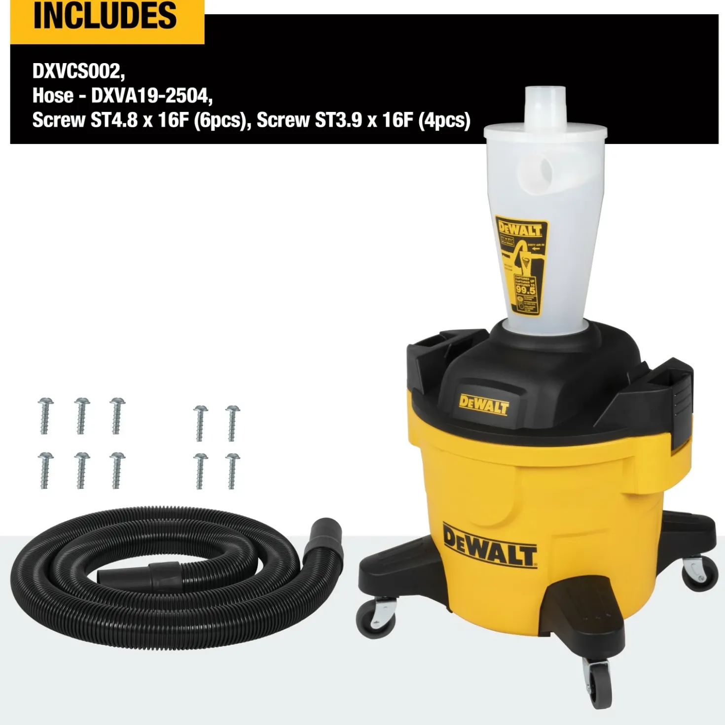 DeWALT DXVCS002 Voorafscheider - 23L