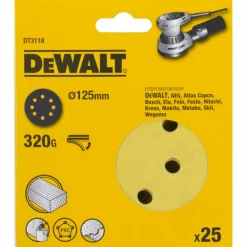 DeWALT Schuurschijf 125mm 25st
