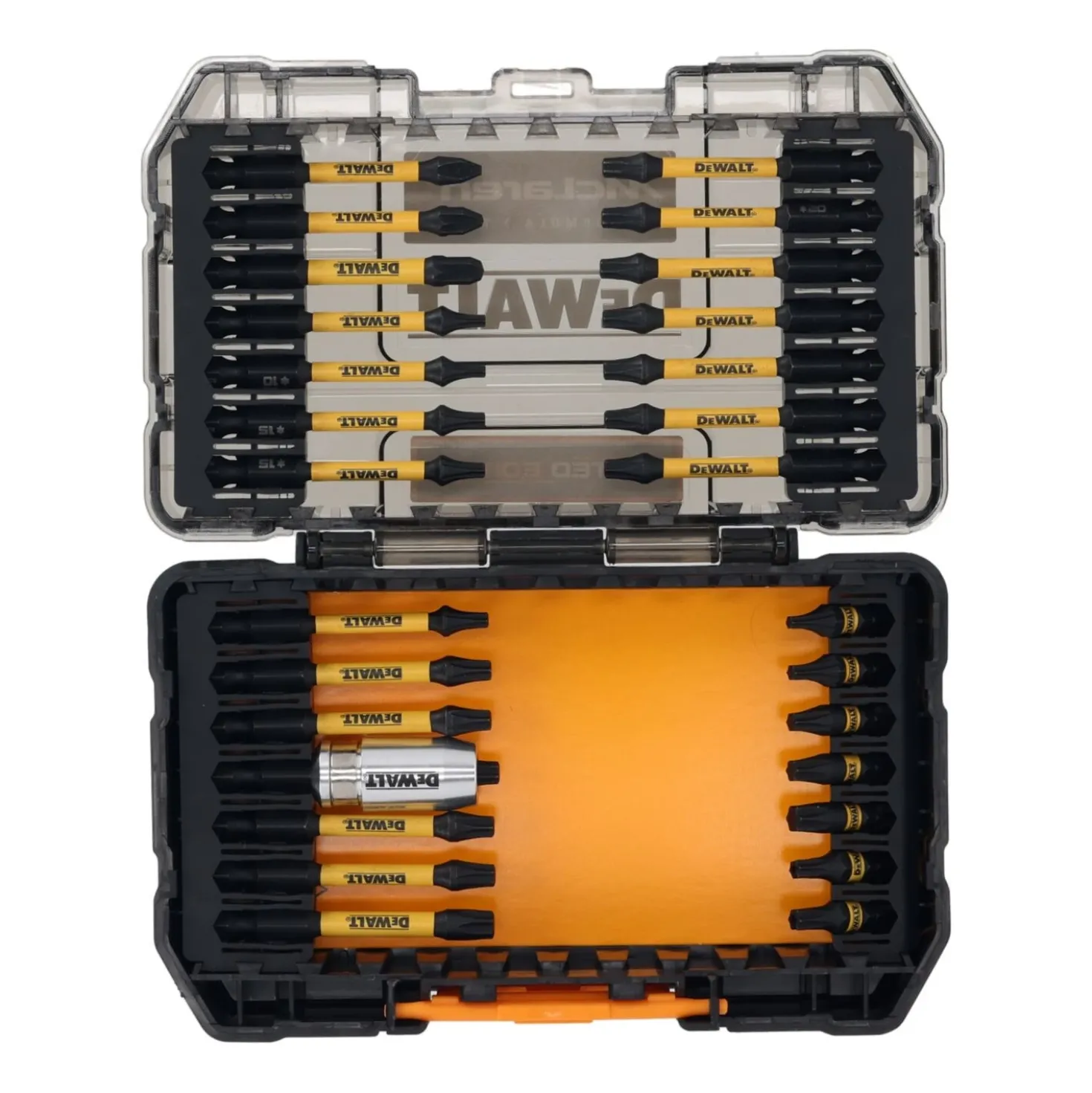 DeWALT X MCLAREN DT70909T-QZ 29-delige schroefbitset met magnetische impact bithouder
