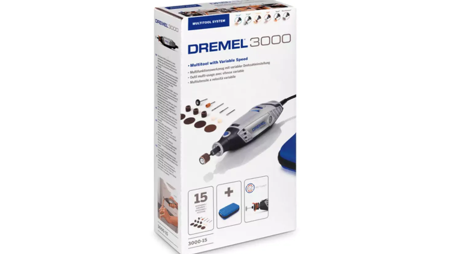 Dremel 3000 Elektrische Multitool + 15 delige accessoireset in etui