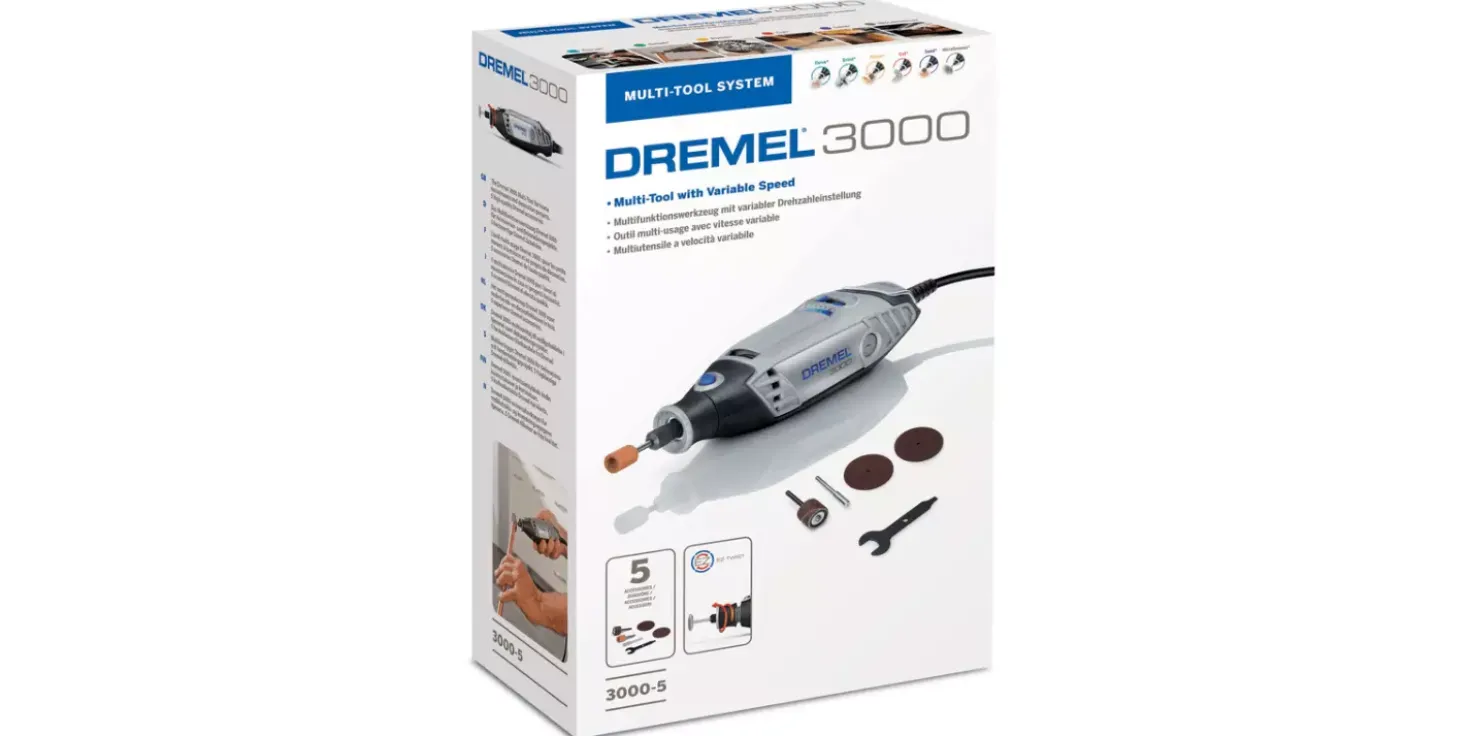Dremel 3000-5 Multitool incl. 5-delige accessoireset - 130W