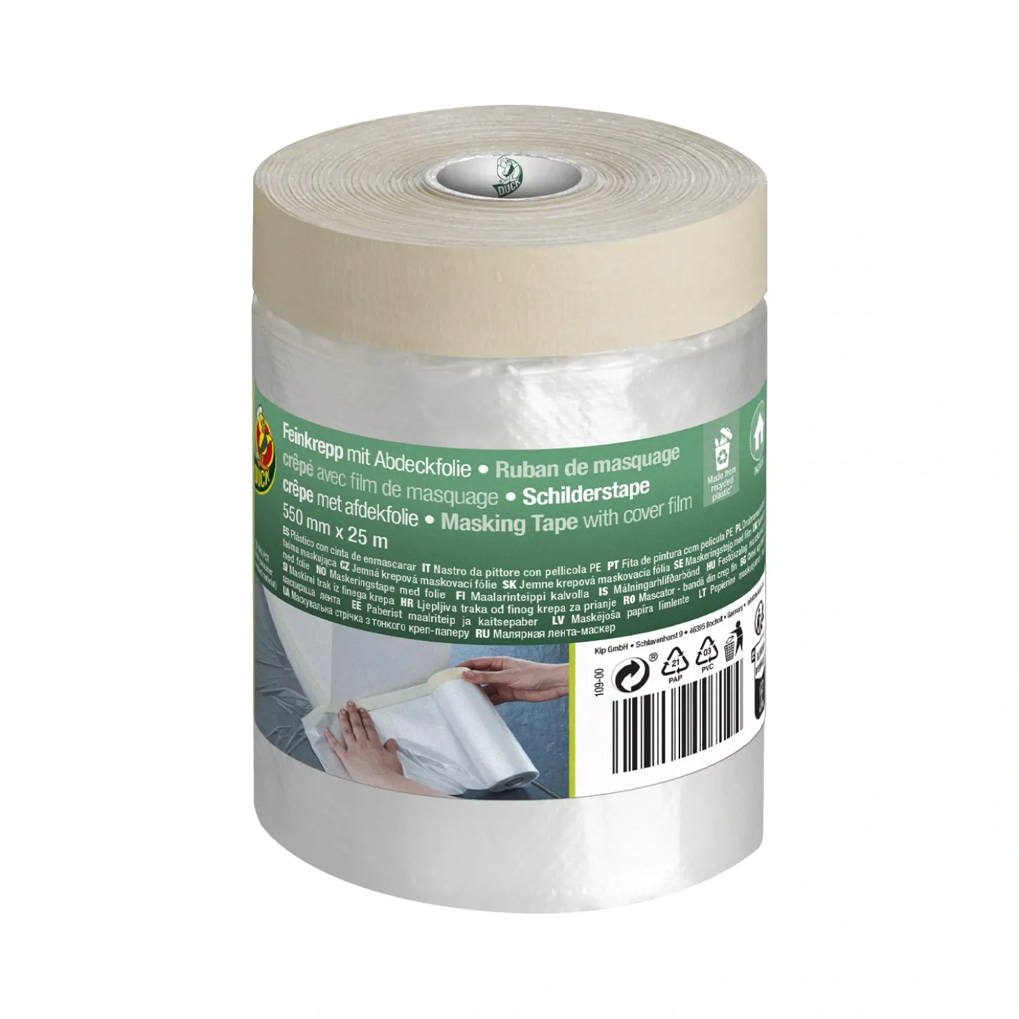 Duck Tape Masking Tape met afdekfolie