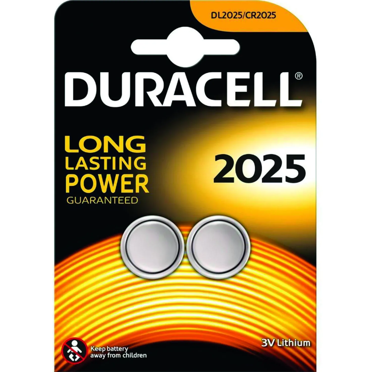 Duracell D203907 Lithium knoopcel batterij CR 2025 - 2st