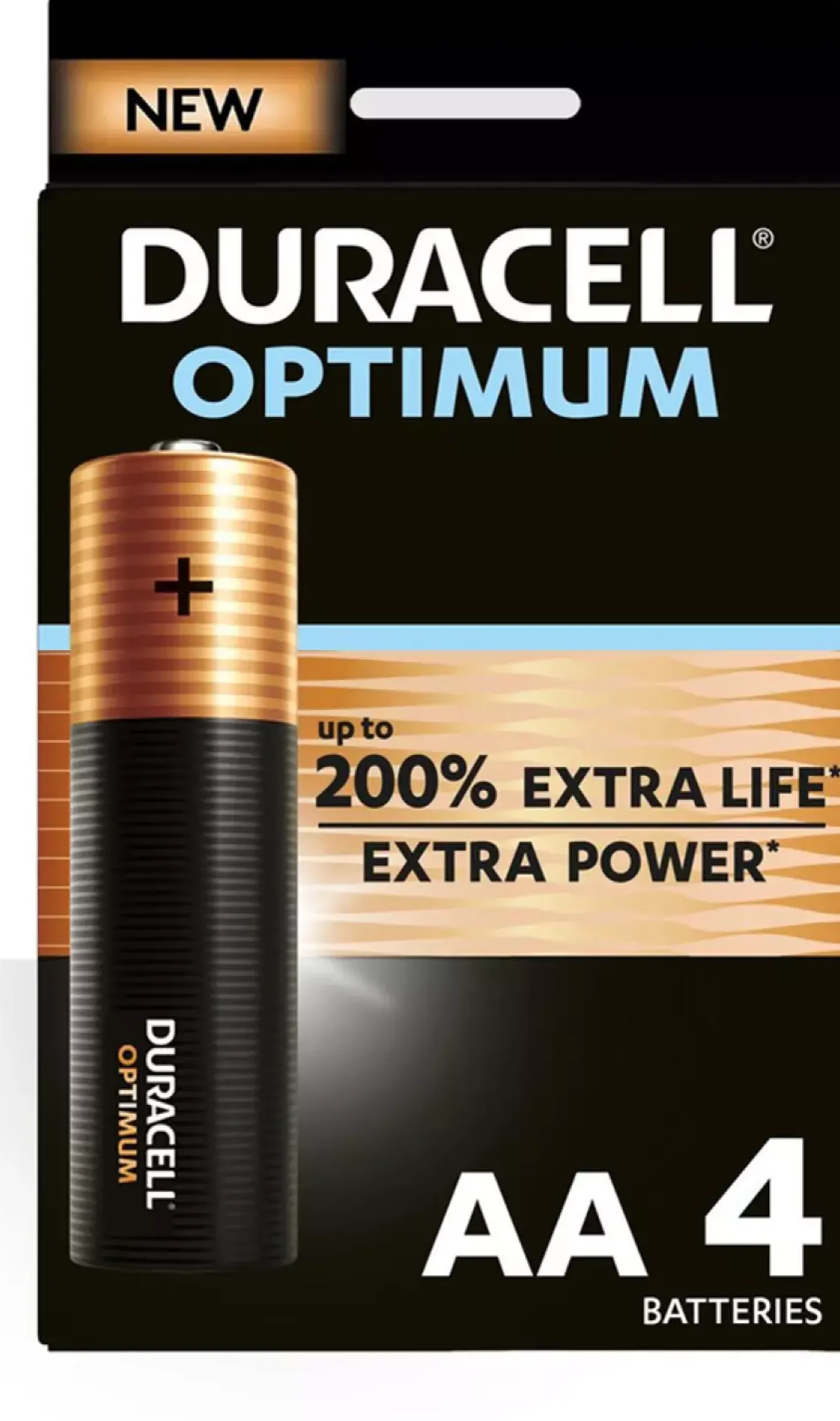 Duracell D137486 Optimum alkaline batterij AA - 4st