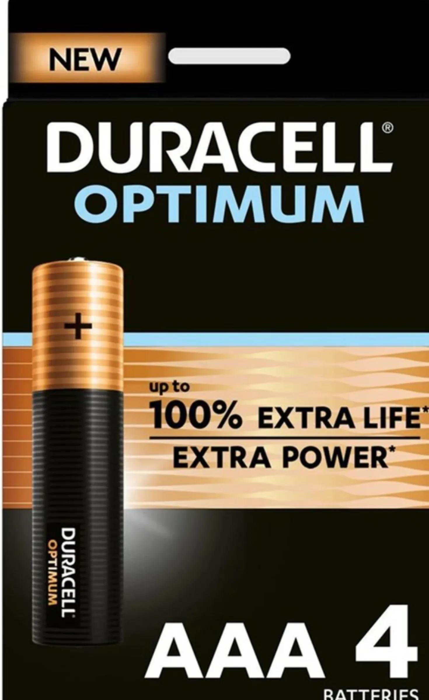 Duracell D137516 Optimum alkaline batterij AAA - 4st