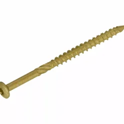 DynaPlus 0284.08.34001 Gevelschroef - TX20 - 4.5 x 60/30mm - Cilinderkop - Deeldraad - Verbronsd (200st)