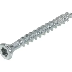 DynaPlus 0285.01.25601 Spaanplaatschroef - 7mm Platkop - Voldraad - Verzinkt - TX20 - 4.0 x 40mm (200st)