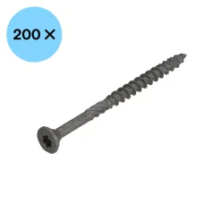 DynaPlus Unischroef - TX25 - Platkop - Deeldraad - Gecoat - 200st